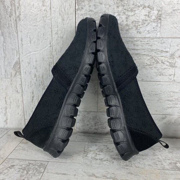 Skechers EZ Flex 23475 Dusty Black Slip On Memory Foam Shoes Womens Size 6.5 - Picture 7 of 10